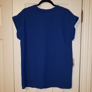 Forever 21 contemporary cobalt blue top size s